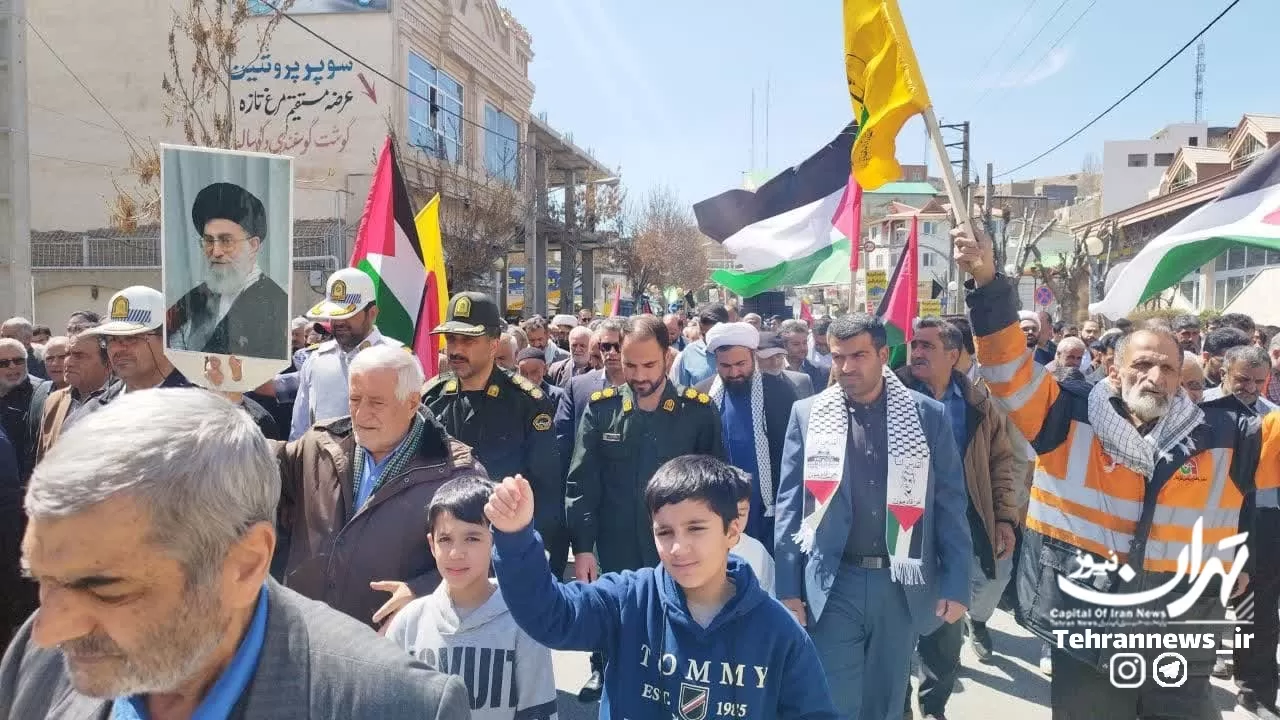 حضور باشکوه مردم فیروزکوه در راهپیمایی روز قدس