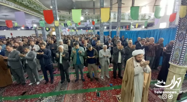 اقامه باشکوه نماز عید فطر در فیروزکوه