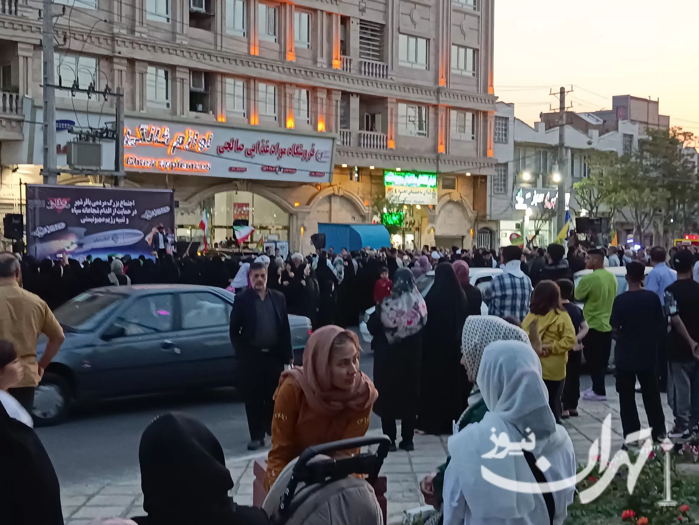 شادی مردم باقرشهر در تحقق وعده صادق