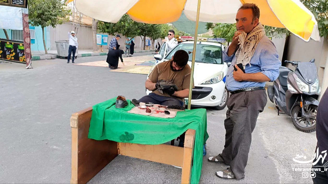 خدمت‌رسانی به دلدادگان حسینی پیر و جوان نمی‌شناسد