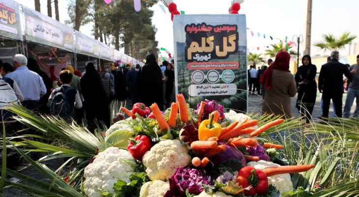 برگزاری آیین افتتاحیه سومین جشنواره گل‌کلم کهریزک