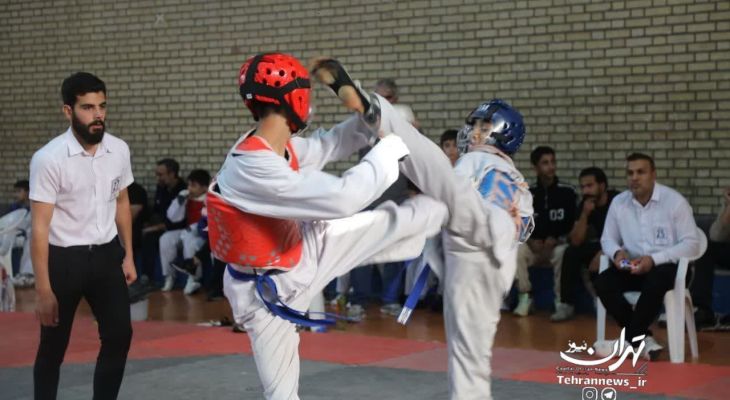 رقابت پرشور لیگ تکواندو خردسالان و نونهالان شهریار