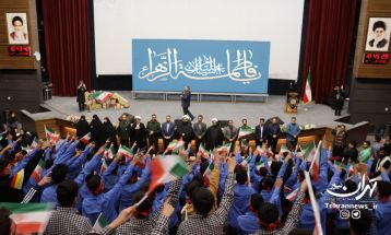 اجتماع فعالان بسیج دانش‌آموزی در شهرستان قدس