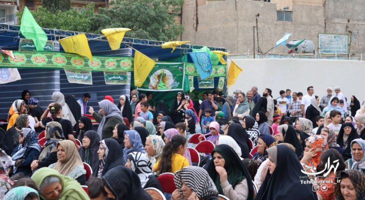 برپایی جشن غدیر در بوستان مدنی شهرستان قدس