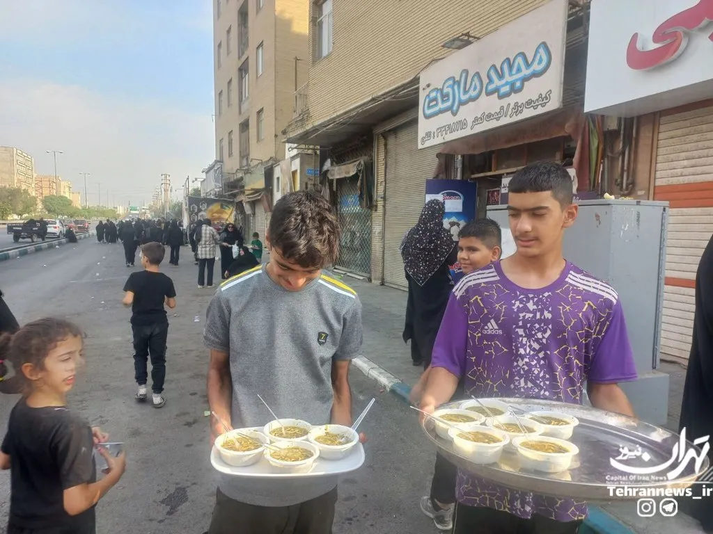 خدمت‌رسانی به دلدادگان حسینی پیر و جوان نمی‌شناسد