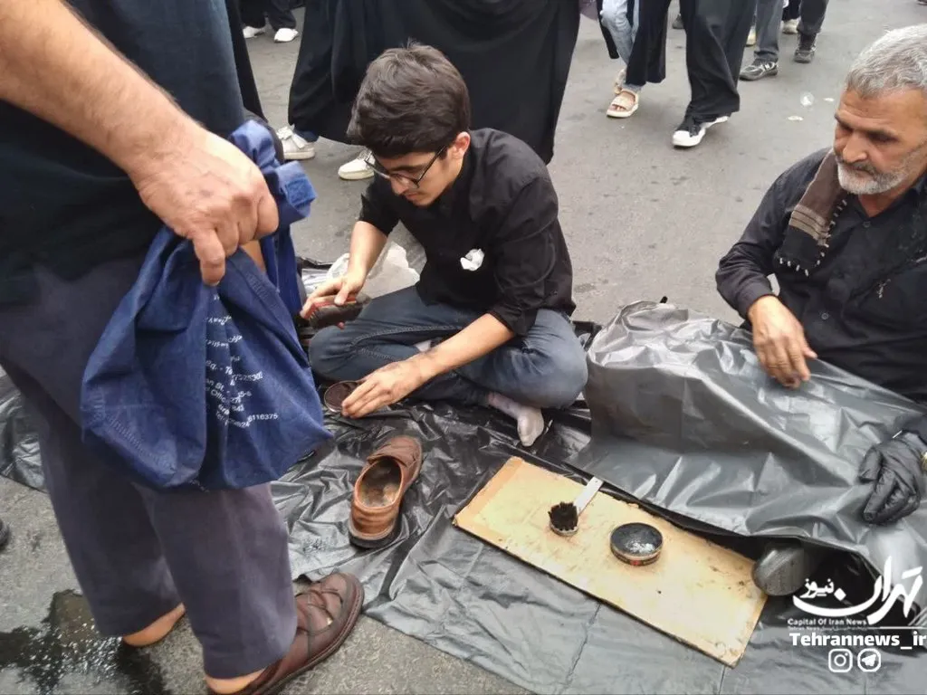 خدمت‌رسانی به دلدادگان حسینی پیر و جوان نمی‌شناسد